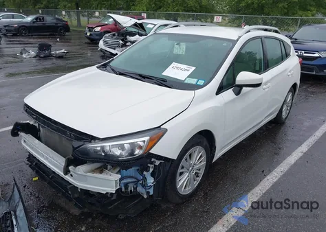 2018 Subaru Impreza 2.0I Premium z USA, uszkodzony, nr VIN 4S3GTAB64J3726005